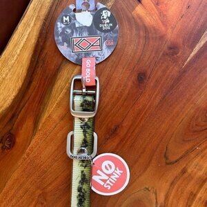 DUBLIN DOG No Stink KOA Lg Mouth Bass Fishing Outdoor Dog Collar Orvis ~ NWT!